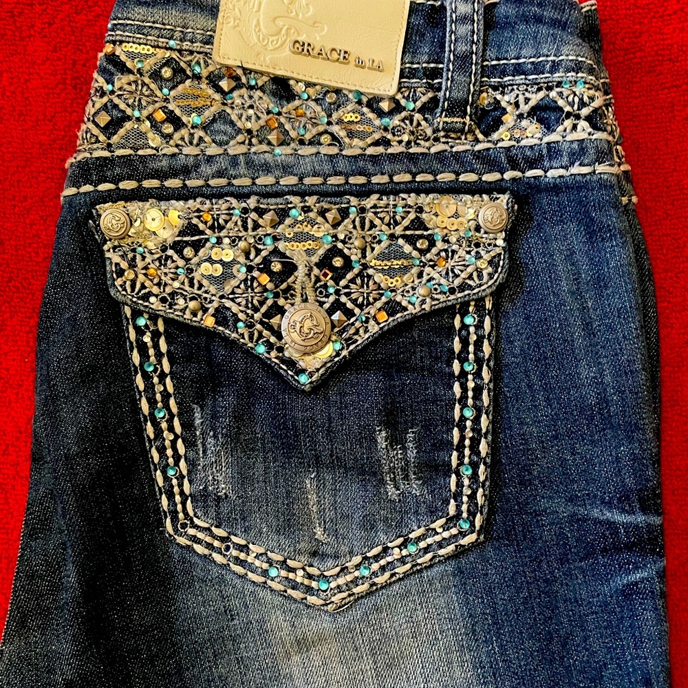 Grace in LA Easy Fit Jeans 30 x 34 long